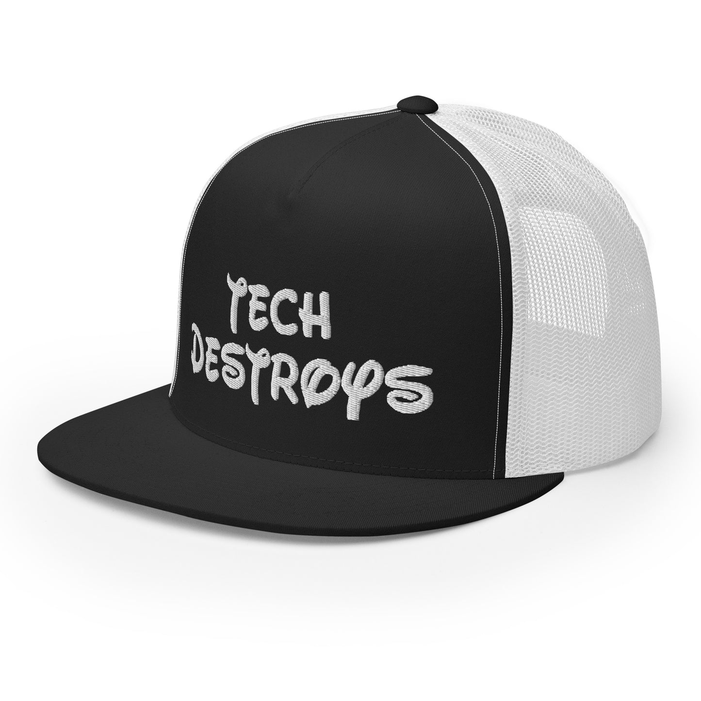 tech destroys Trucker Cap